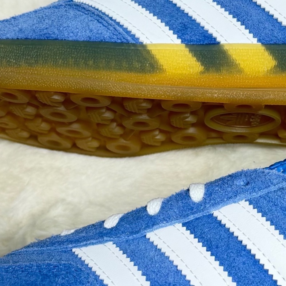NEW Adidas Gazelle Indoor "Blue Fusion Gum" Sneakers HQ8717 Women's Size 8 - Picture 9 of 14